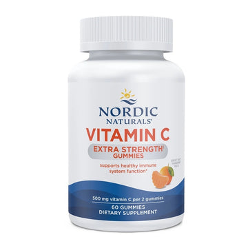 Nordic Naturals Vitamin C Extra Strength Gummies, Tangerine