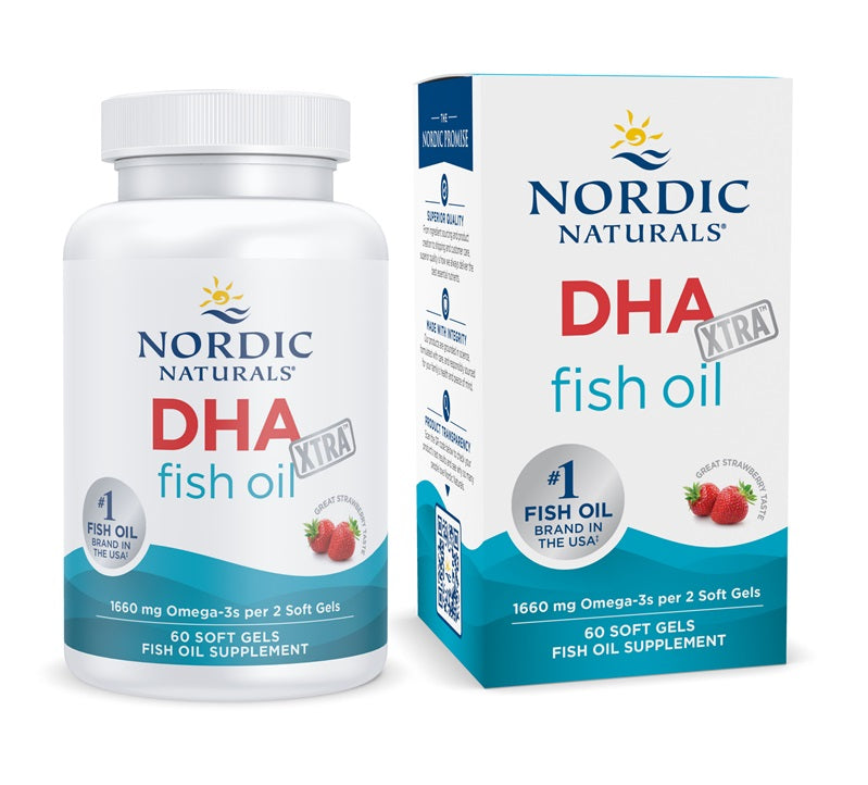 Nordic Naturals DHA Xtra, 1660mg Strawberry