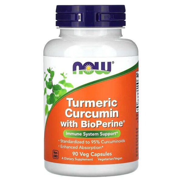 NOW Foods Turmeric Curcumin with BioPerine