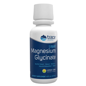 Trace Minerals Liquid Magnesium Glycinate, Lemon Lime