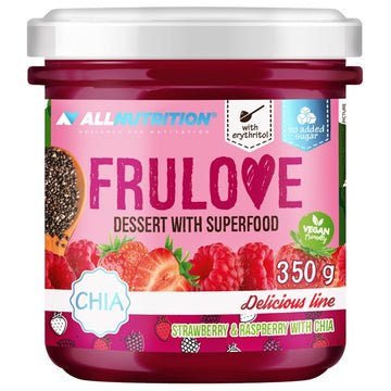 Allnutrition Frulove Dessert with Superfood, Strawberry & Raspberry with Chia