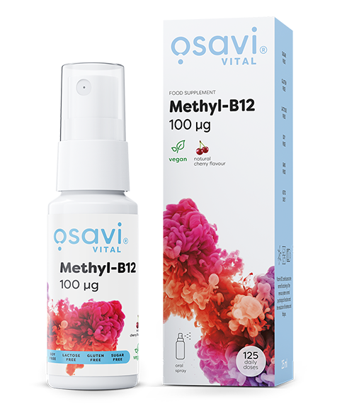 Osavi Methyl-B12 Oral Spray, 100mcg (Cherry)
