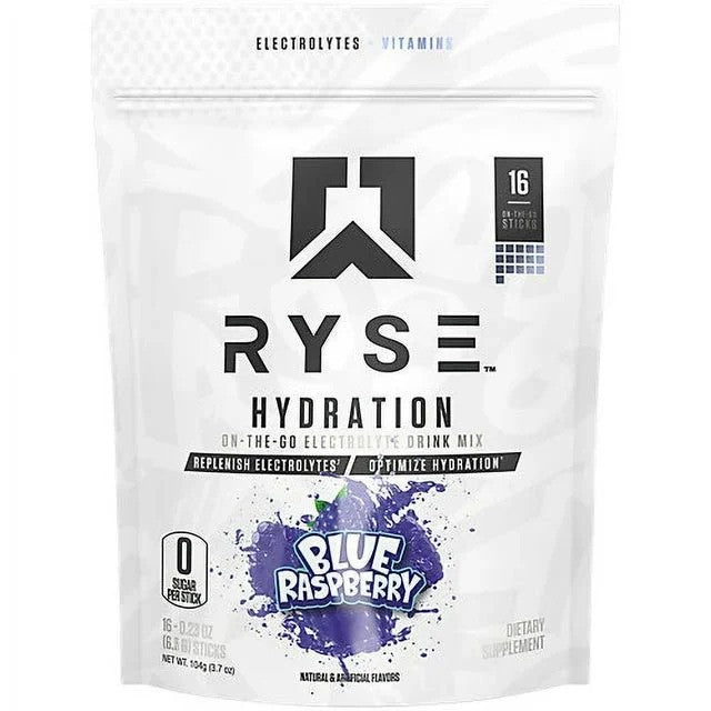 RYSE Hydration Sticks - Blue Raspberry
