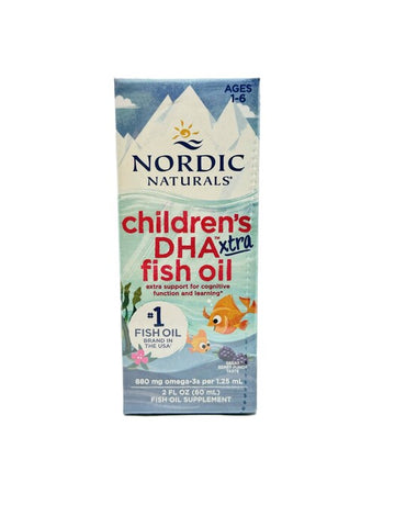 Nordic Naturals Children's DHA Xtra Fish Oil, 880mg Berry Punch