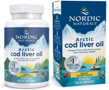 Nordic Naturals Arctic Cod Liver Oil, 750mg Lemon
