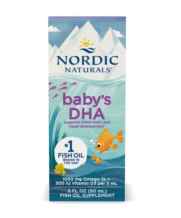 Nordic Naturals Baby's DHA Fish Oil, 1050mg Omega-3 with Vitamin D3