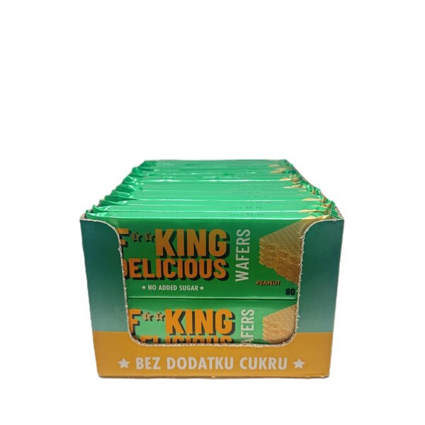 Allnutrition Fitking Delicious Wafers - Peanut