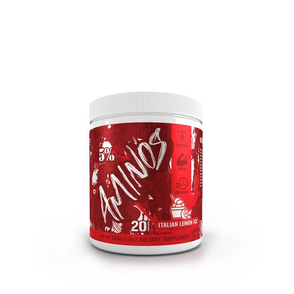 5% Nutrition Aminos - Code Red - Italian Lemon Ice