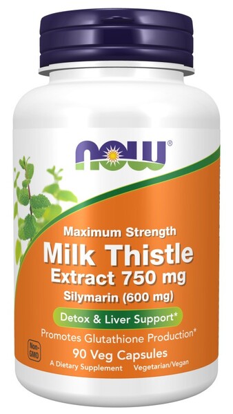 NOW Foods Milk Thistle Extract, 750mg Maximum Strength