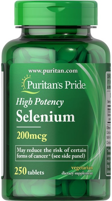 Puritan's Pride Selenium, 200mcg