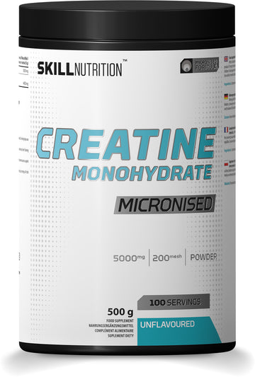Skill Nutrition Micronised Creatine Monohydrate Unflavoured