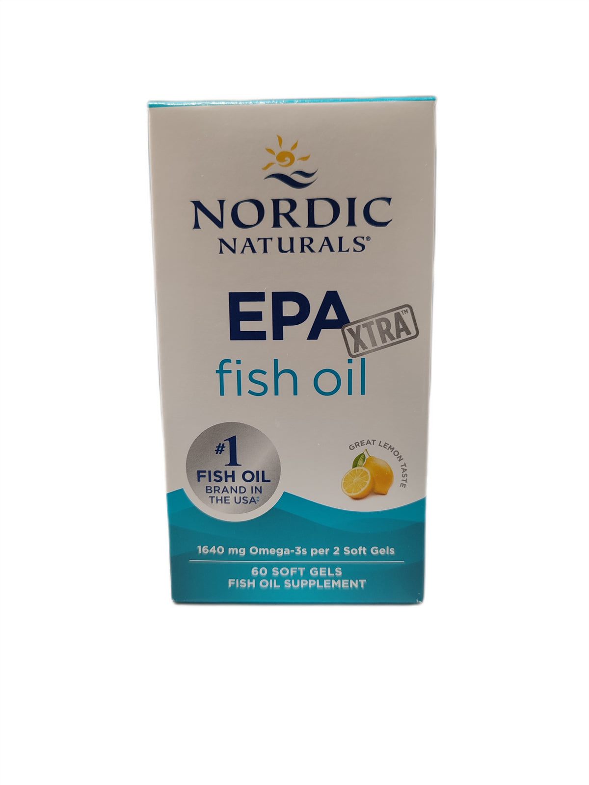 Nordic Naturals EPA Xtra Fish Oil, 1640mg Lemon