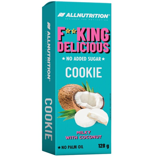 Allnutrition Fitking Delicious Cookie - Milky with Coconut