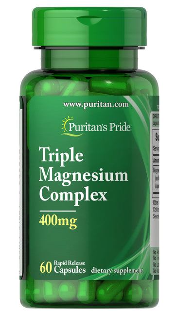Puritan's Pride Triple Magnesium Complex, 400 mg