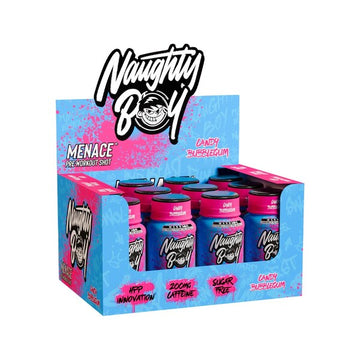 Naughty Boy Menace Pre-Workout Shot - Candy Bubblegum
