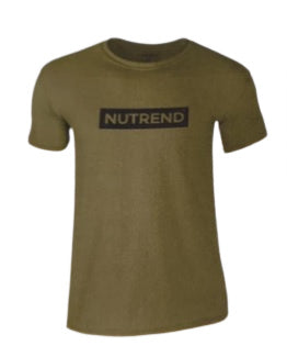 Nutrend Eat Sleep Gym Repeat T-Shirt, Military