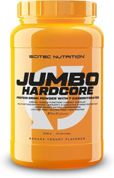 SciTec Jumbo Hardcore - Banana Yoghurt