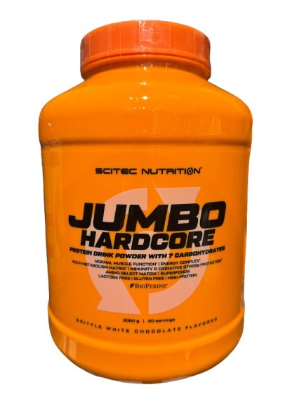 SciTec Jumbo Hardcore - Brittle White Chocolate