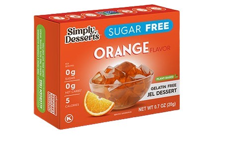 Simply Delish Jel Dessert, Orange