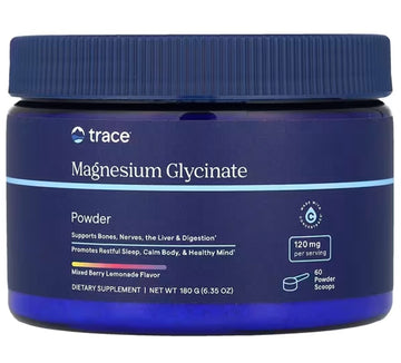 Trace Minerals Magnesium Glycinate Powder - Mixed Berry Lemonade