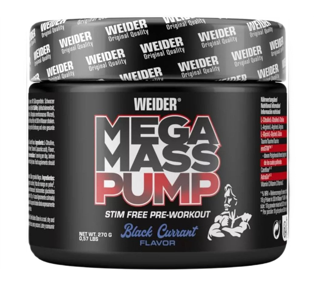Weider Mega Mass Pump, Black Currant