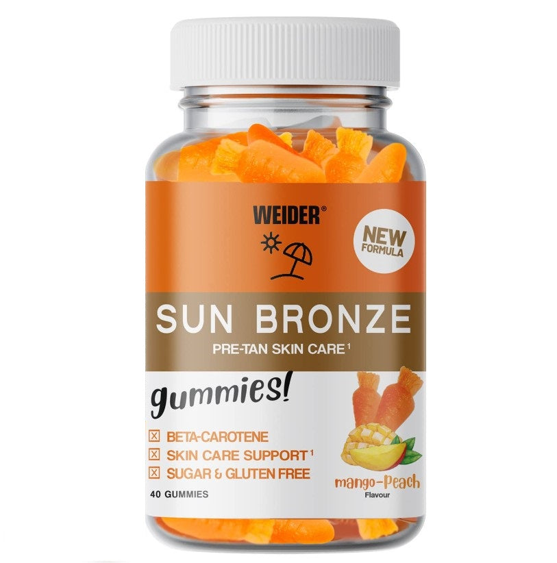 Weider Sun Bronze Gummies, Mango Peach