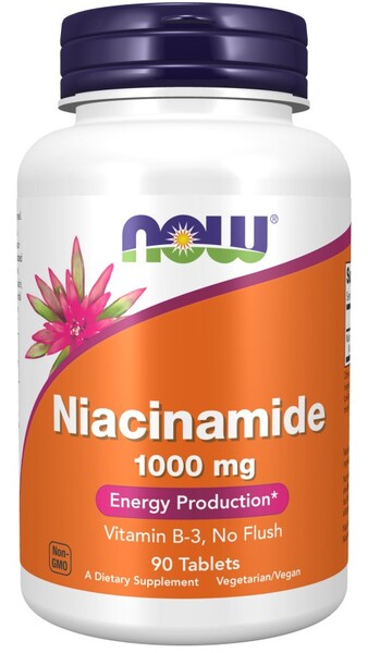 NOW Foods Niacinamide, 1000mg