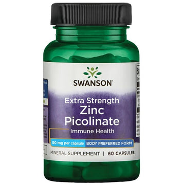 Swanson Zinc Picolinate Body Preferred Form, 50mg Extra Strength