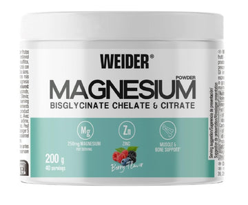 Weider Magnesium Bisglycinate Chelate & Citrate, Berry