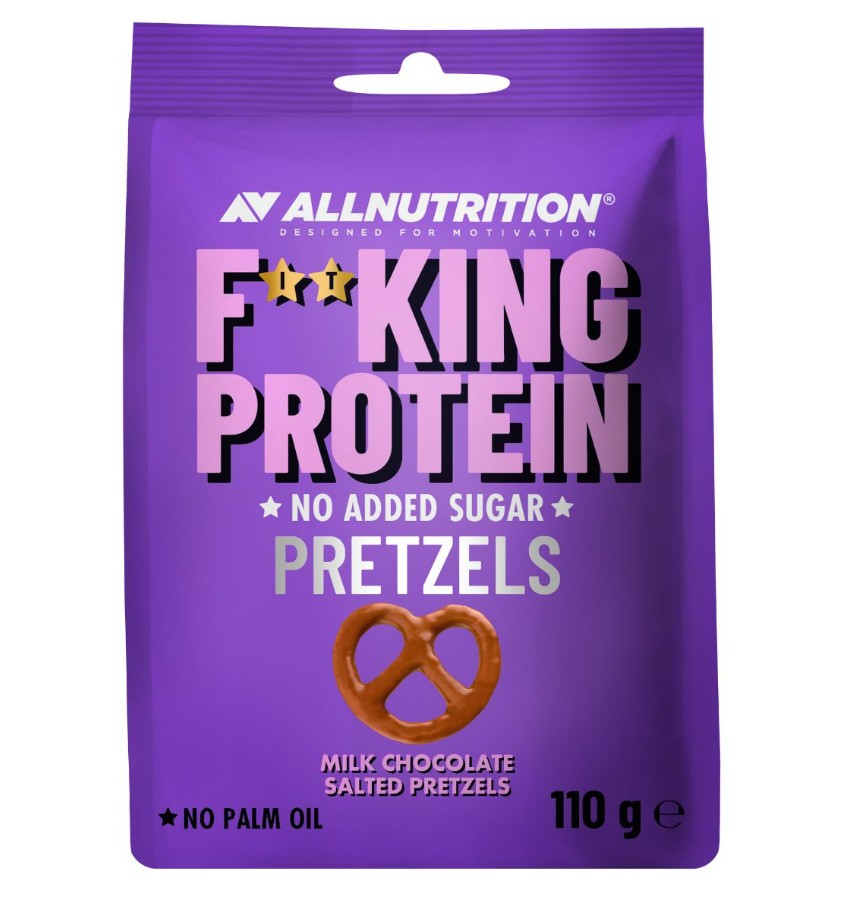 Allnutrition Fitking Protein Pretzels, Milk Chocolate Salted