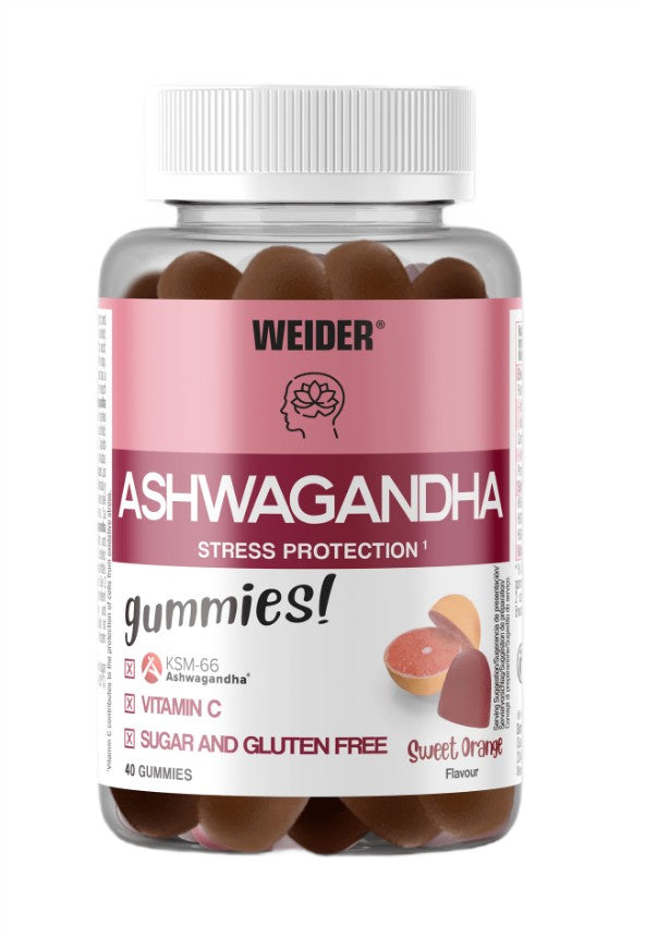 Weider Ashwagandha Gummies, Sweet Orange