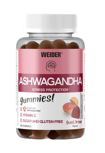 Weider Ashwagandha Gummies, Sweet Orange