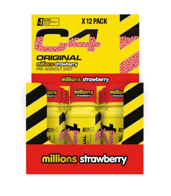 Cellucor C4 Original Pre-Workout Shot - Millions Strawberry