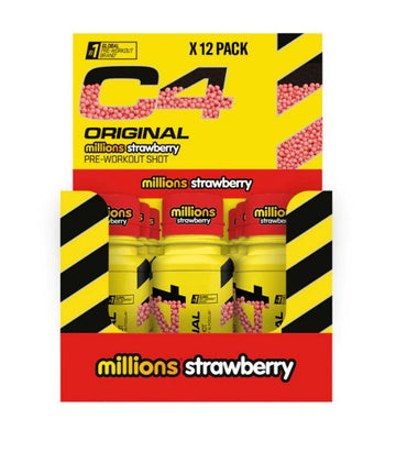 Cellucor C4 Original Pre-Workout Shot - Millions Strawberry