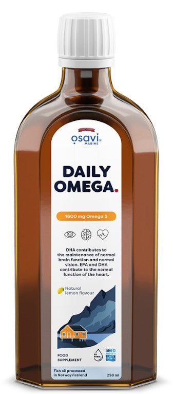 Osavi Daily Omega, 1600mg Omega 3 (Natural Lemon)