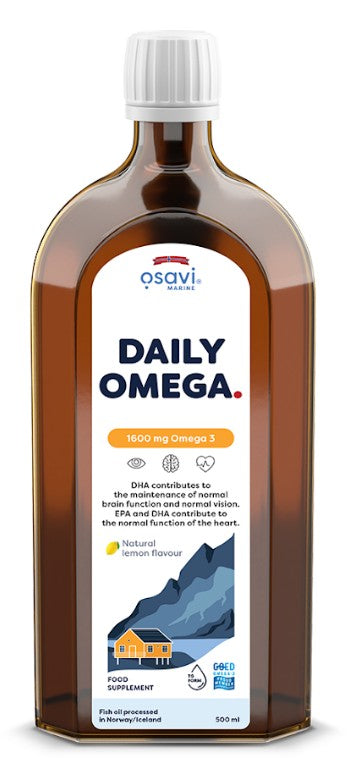 Osavi Daily Omega, 1600mg Omega 3 (Natural Lemon)