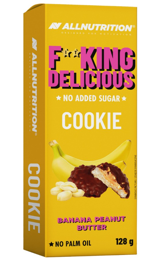 Allnutrition Fitking Delicious Cookie - Banana Peanut Butter