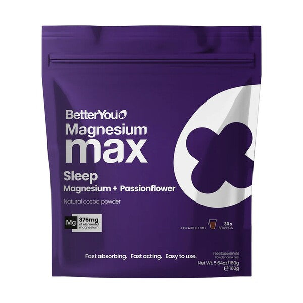 BetterYou Magnesium Max Sleep, Natural Cocoa