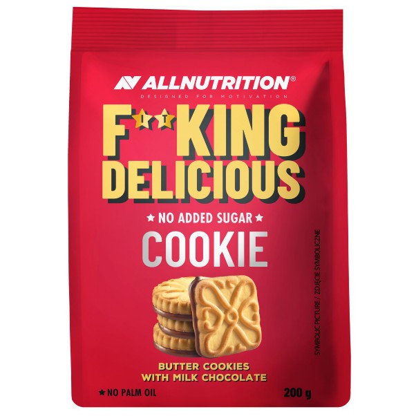 Allnutrition Fitking Delicious Cookie - Butter Cookies with Milk Chocolate