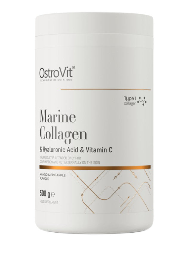OstroVit Marine Collagen & Hyaluronic Acid & Vitamin C, Mango & Pineapple