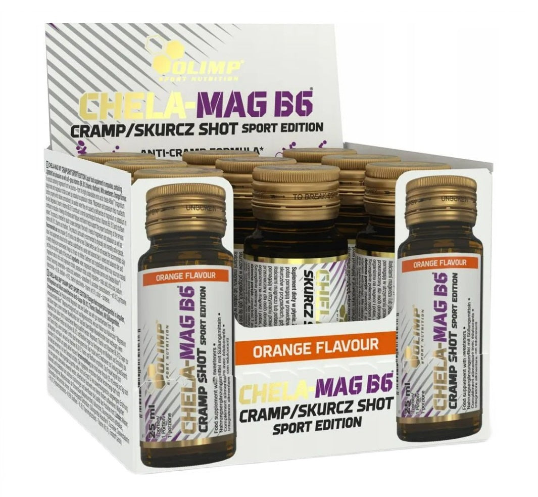 Olimp Nutrition Chela-Mag B6 Cramp Shot - Orange