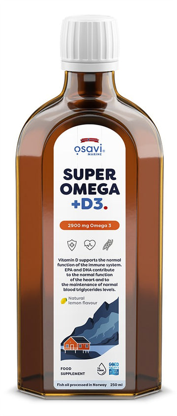 Osavi Super Omega + D3, 2900mg Omega 3 (Lemon)