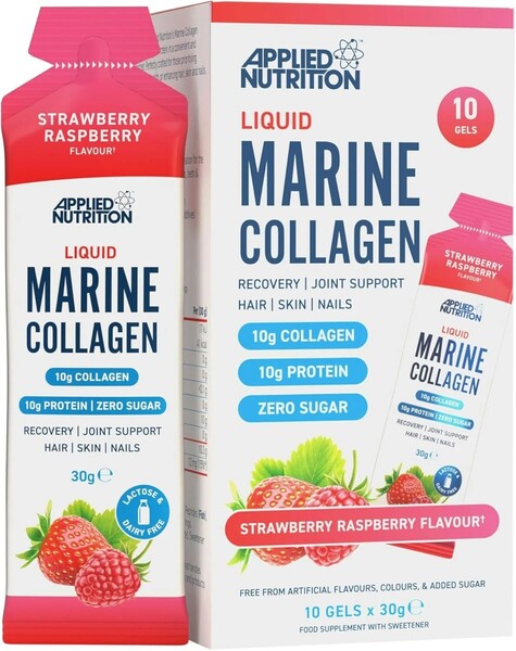 Applied Nutrition Liquid Marine Collagen - Strawberry Raspberry