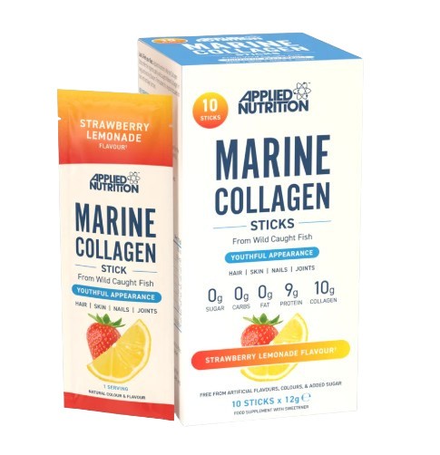 Applied Nutrition Marine Collagen Sticks - Strawberry Lemonade