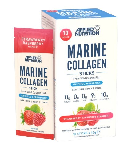 Applied Nutrition Marine Collagen Sticks - Strawberry Raspberry