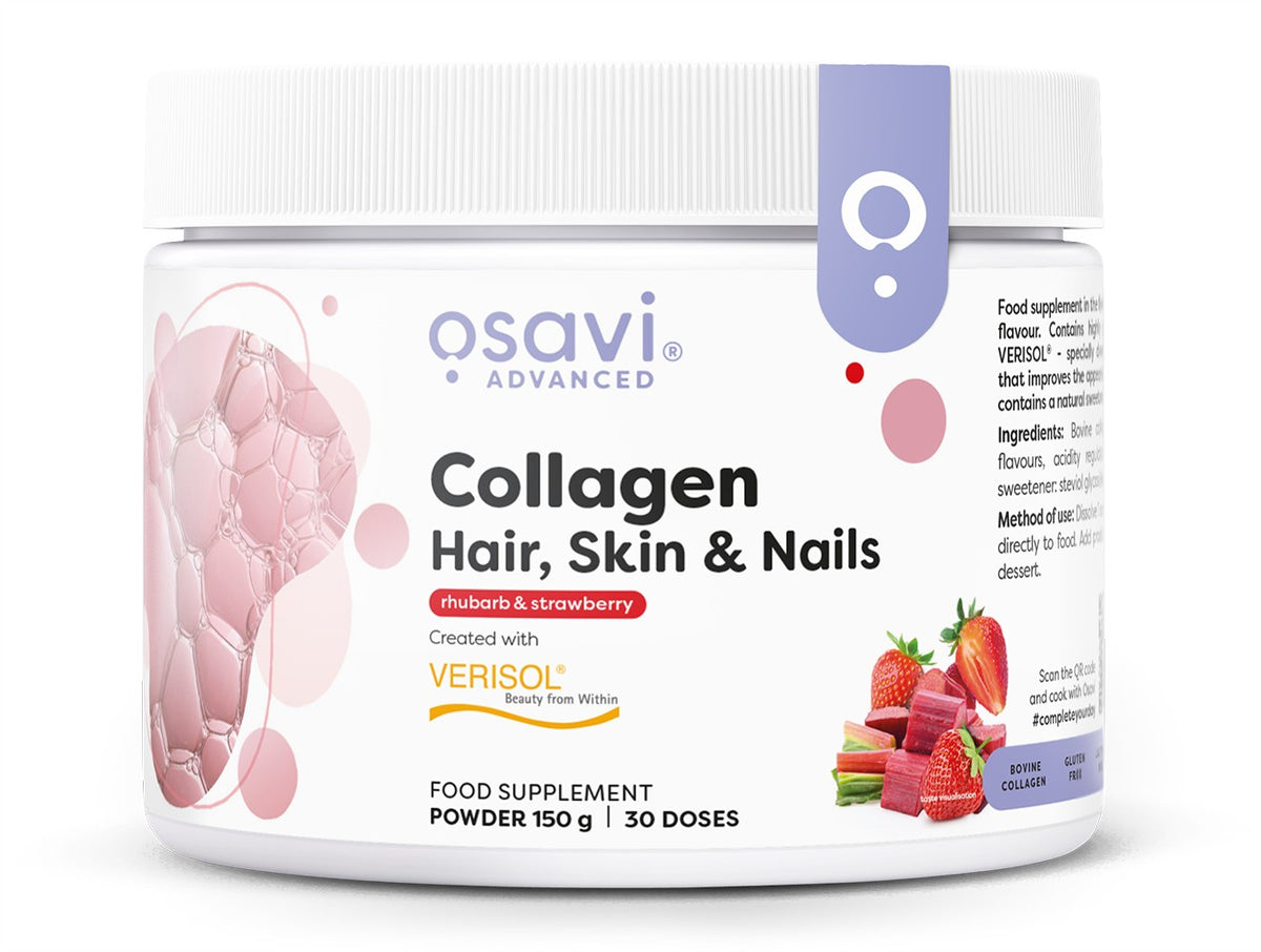 Osavi Collagen Peptides (Hair Skin & Nails) - Rhubarb & Strawberry