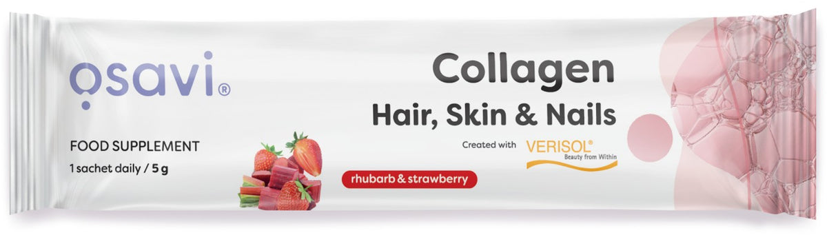 Osavi Collagen Peptides (Hair Skin & Nails) - Rhubarb & Strawberry
