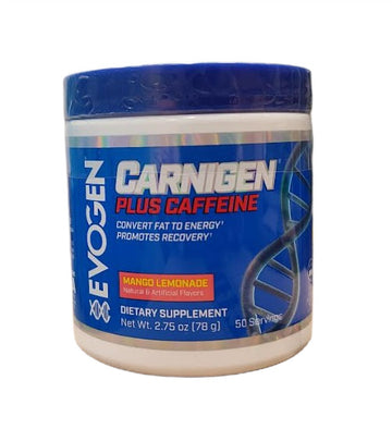 Evogen Carnigen Plus Caffeine, Mango Lemonade