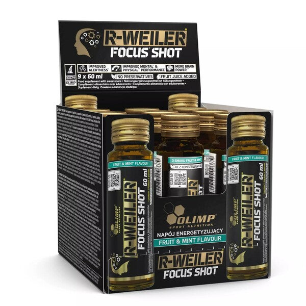 Olimp Nutrition R-Weiler Focus Shot, Fruit & Mint
