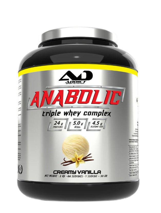 Addict Sport Nutrition Anabolic Triple Whey Complex - Creamy Vanilla